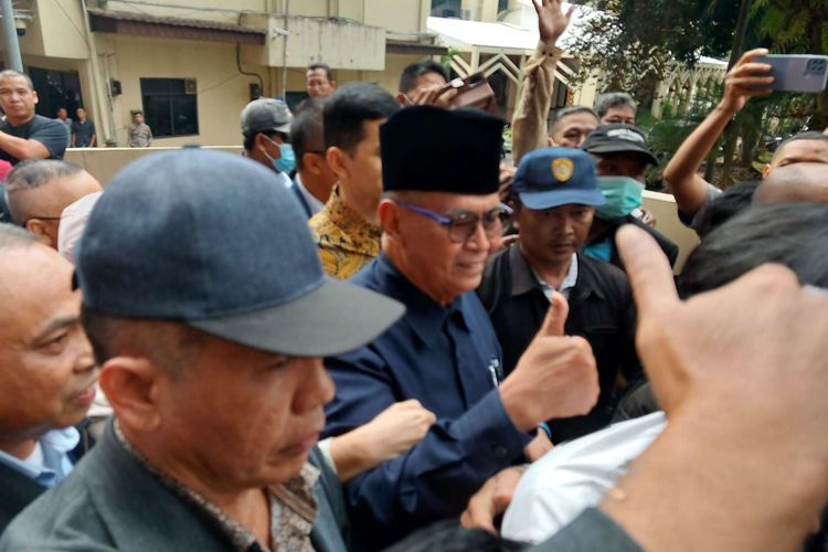 Panji Gumilang Sangat Senang Usai Bebas di Lapas Indramayu